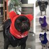 Soft Dog Ears Hoodie Caps Solid Color Dog Headgear Pets Supplies Casual Pet Cap  Cold Weather