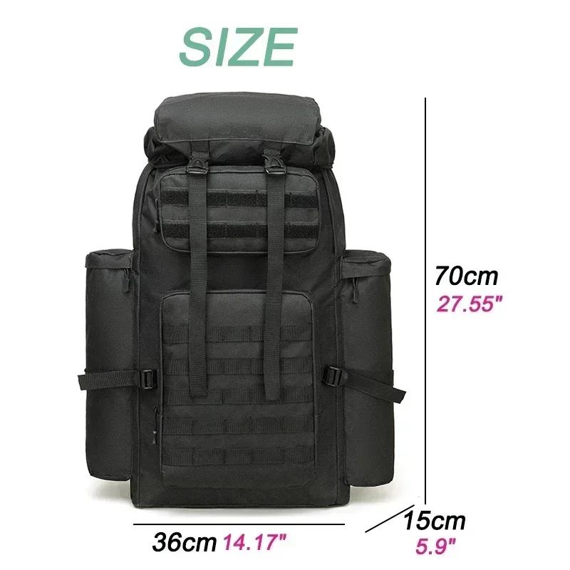 60 л Поход Кемпинг Открытый Водонепроницаемые Сумки Рюкзаки Спорт Рыбалка Рюкзаки Тактическая Сумка