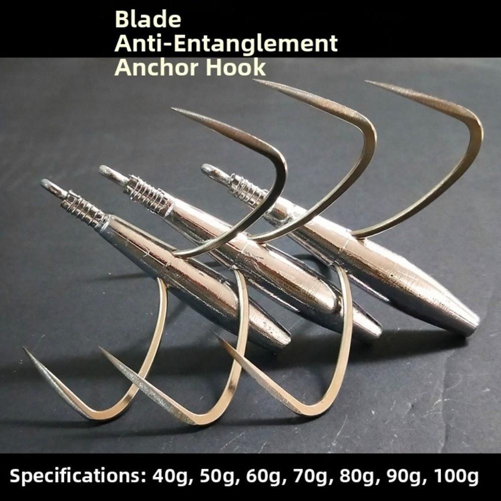 Barbed Point Sea Fishing Hook 50g-80g Weight Barbed Fishing Hook Saltwater Fishing