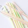 100-3000PCS Colorful Drinking Kunststof Straw Milk Tea Bar Party Rietjes Drinking Wedding Kitchen Beverage Straws Wholesale