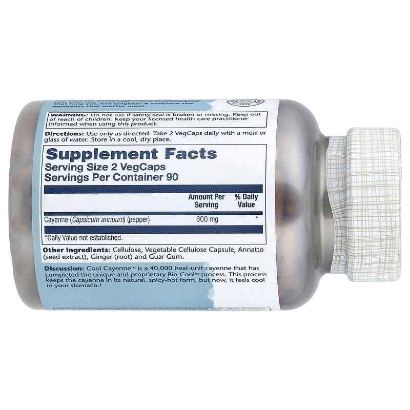 Cool Cayenne™, 180 VegCaps (300 mg per Capsule)