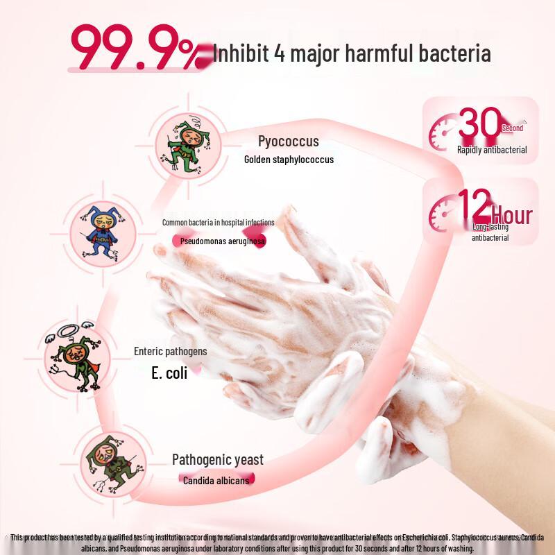 Lion Foaming Antibacterial Hand Wash - Berry Strawberry