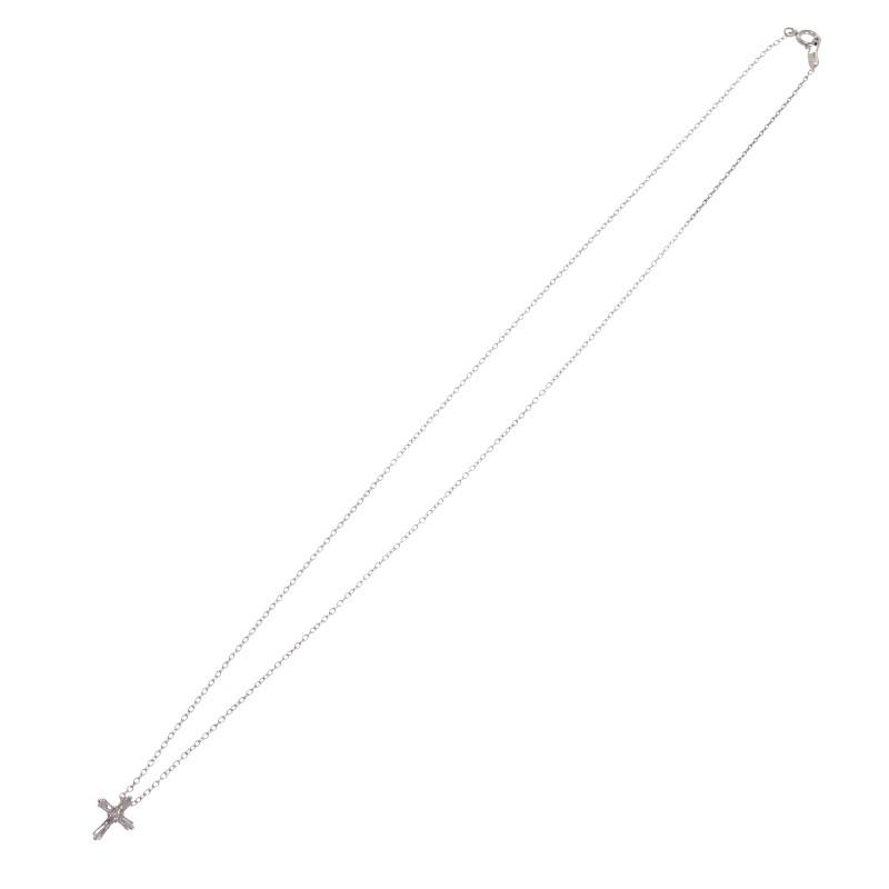 STAR JEWELRY Колье K18 белое золото/бриллиант Женское