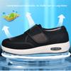 Wide Toe Walking Shoes Hook and Loop Walking Shoe Lightweight Strap Sneaker Width Breathable Elder Shoes Edema Swollen for Women Men