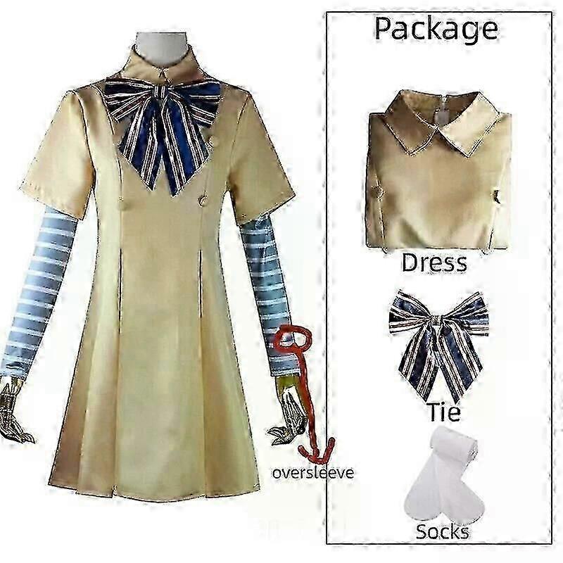 Horror Movie M3GAN Cosplay Costume Set Gir ls Megan AI Doll Robot Halloween