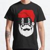 Men Fashion Casual Short Sleeves Christmas Holly Vibes Jolly Santa Beard Tops Aesthetic Vintage Oversized T-shirts
