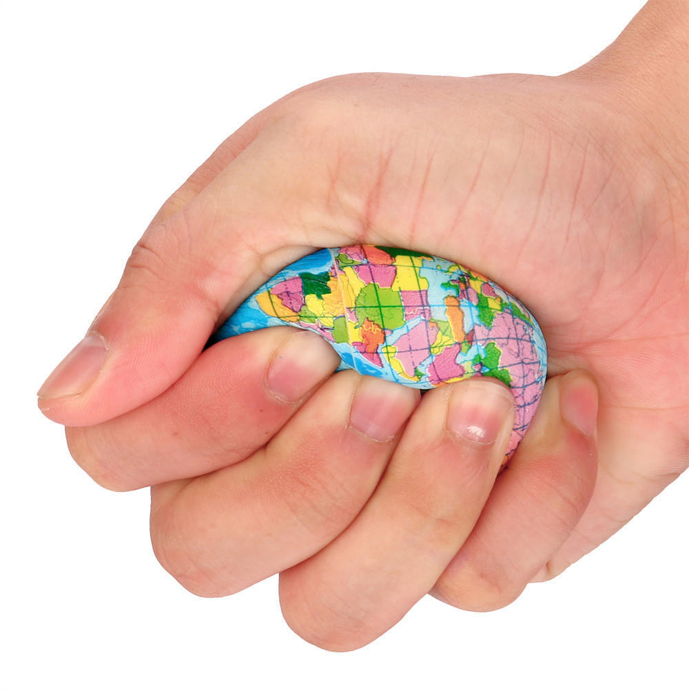Карта мира Пенопластовый атлас Глобус Пальмовый шар Планета Земля Мяч для снятия стресса