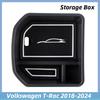 Car Armrest Storage Box Tray for Volkswagen VW T-Roc Troc 2018 2019 2020 2021 2022 2023 2024 Organizer Accessories