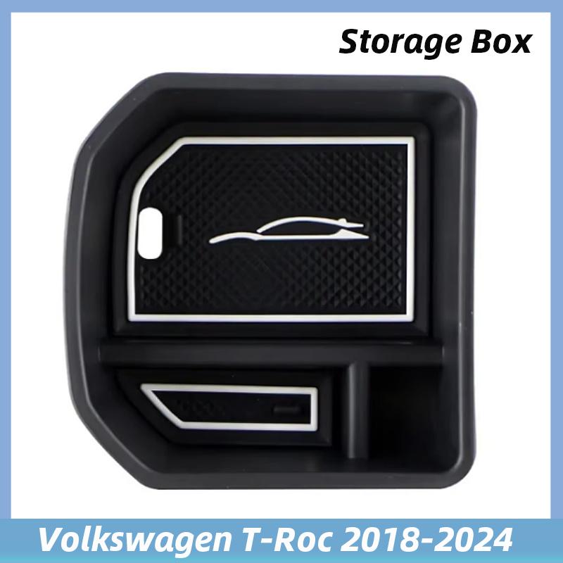 Подлокотник для хранения вещей в автомобиле Volkswagen VW T-Roc Troc 2018 2019 2020 2021 2022 2023 2024 Аксессуары для органайзера