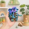 3D-печатная фигурка мамонта, украшение-слон с подвижными суставами, животное-антистресс для детей, игрушка-фиджет для украшения дома и офиса
