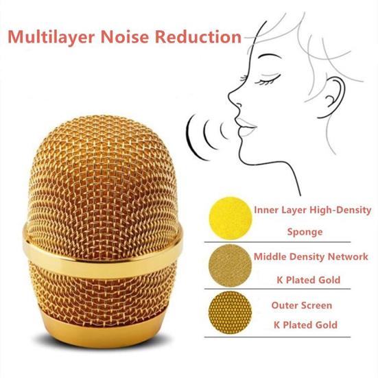 Bluetooth Wireless Karaoke Microphone Phone Music Player Record KTV MIC Speaker