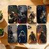 Чехол для телефона H-Hardcore assault team Для iPhone17,16,15,14,13,12,Plus,Pro Max, 5G Другие Мягкая Черная Крышка