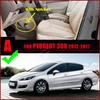 Автомобильные коврики для Peugeot 308 2012 2013 2014 2015 2016 2017 Пользовательские автомобильные подставки для ног Автомобильные коврики Аксессуары для интерьера
