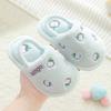 Newborn Baby Girls Printing Flower Prewalker Soft Sole Sandals Single Shoes