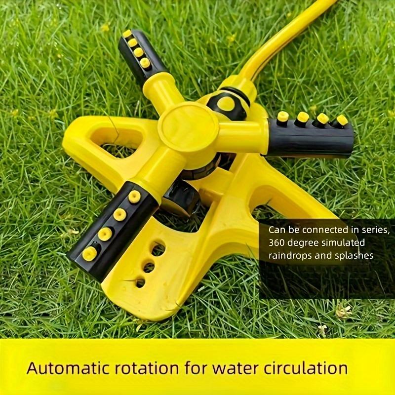 [6pcs 360° Rotating Lawn Sprinkler] 6pcs Lawn Sprinkler Set, 360° Rotating Water Sprinkler with Adjustable Arm, Plastic Material
