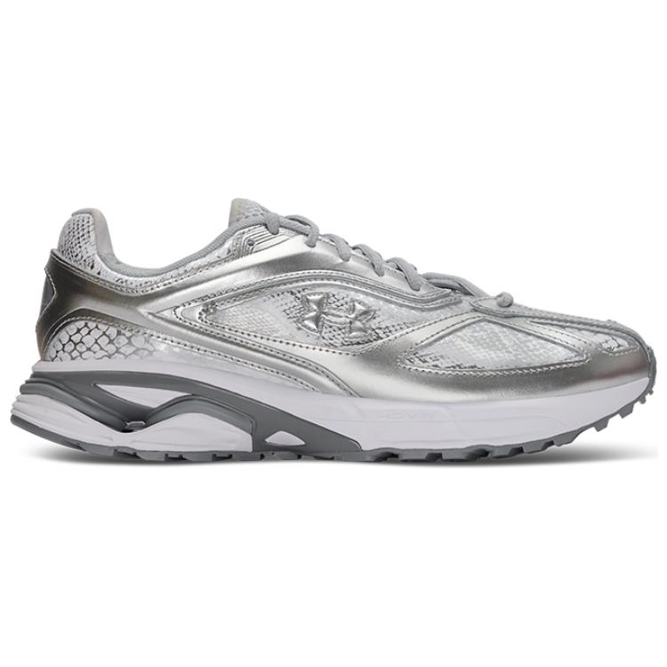 Under Armour Apparition Нескользящие Износостойкие Низкие Повседневные Кроссовки Унисекс Серебристые Кроссовки 6007154-099