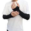 BODYRAISER Arm Solid UV Set for Both Sun UV Protection for Men and Size Black Covers, Color, Fingerless, Moisture-Wicking, Quick-Drying, Cooling,
