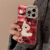 Чехол в красно-клетчатом стиле Вест-Хайленд для IPhone 17 Pro Max, Apple IPhone 16, 3D Мультяшный Высококачественный Защитный Чехол