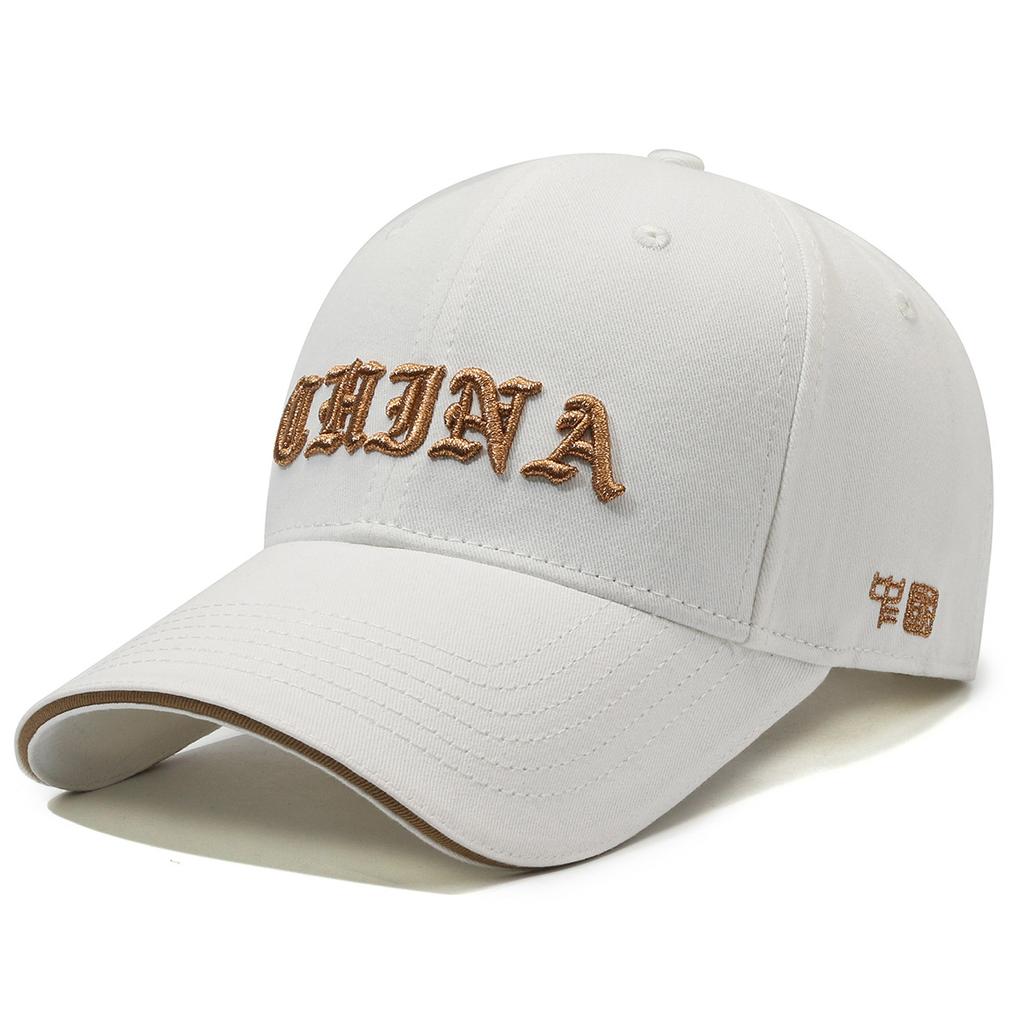 Letter-embroidered baseball cap – unisex casual and stylish cap for outdoor activities, offering sun protection and breathability