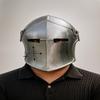 Barbuta Helmet Medieval Knight Armor 18g Mild Steel Cosplay Halloween Costume Visored Warrior Helmet