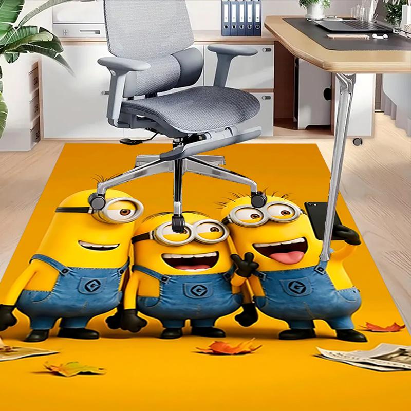1pc Despicable Minions Carpet for Playroom Bedroom Living Room Sofa Home Decor,kids Game Area Rug Non-slip Floor Mat Y72827
