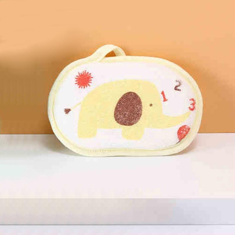 Baby Bath Sponge, Baby Bath Towel That Does Not Harm the Skin, Children's Special Scrubbing Towel for Washing Face