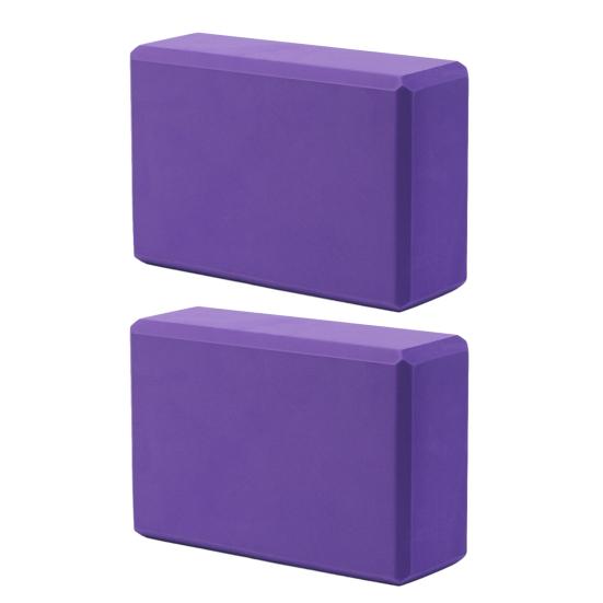 1/2Pcs EVA Yoga Block Supportive Non-Slip Foam Block Lightweight Pilates Meditation High Density Fitness Gym Blocks
