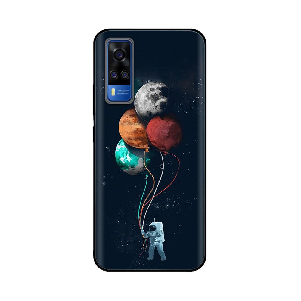 Для vivo Y31 2021 Чехол Мягкий Черный силикон Задняя крышка Fundas Для Vivo Y51a Y51 2020 Декабрь V2030 Y 51 VivoY31 V2036 Чехол для телефона
