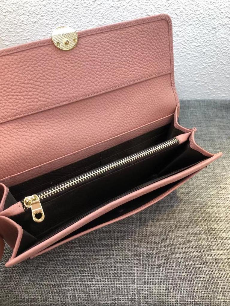 Элегантный женский кошелек-клатч из натуральной кожи с изображением четырехлистного клевера — модный длинный дизайн двойного сложения.