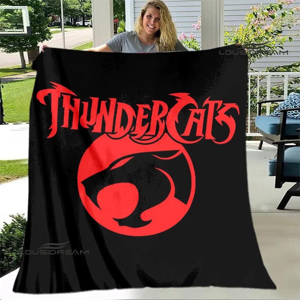 Плед Thundercats с принтом тонкий плед Мягкий и удобный плед Домашний дорожный плед постельные принадлежности подарок на день рождения