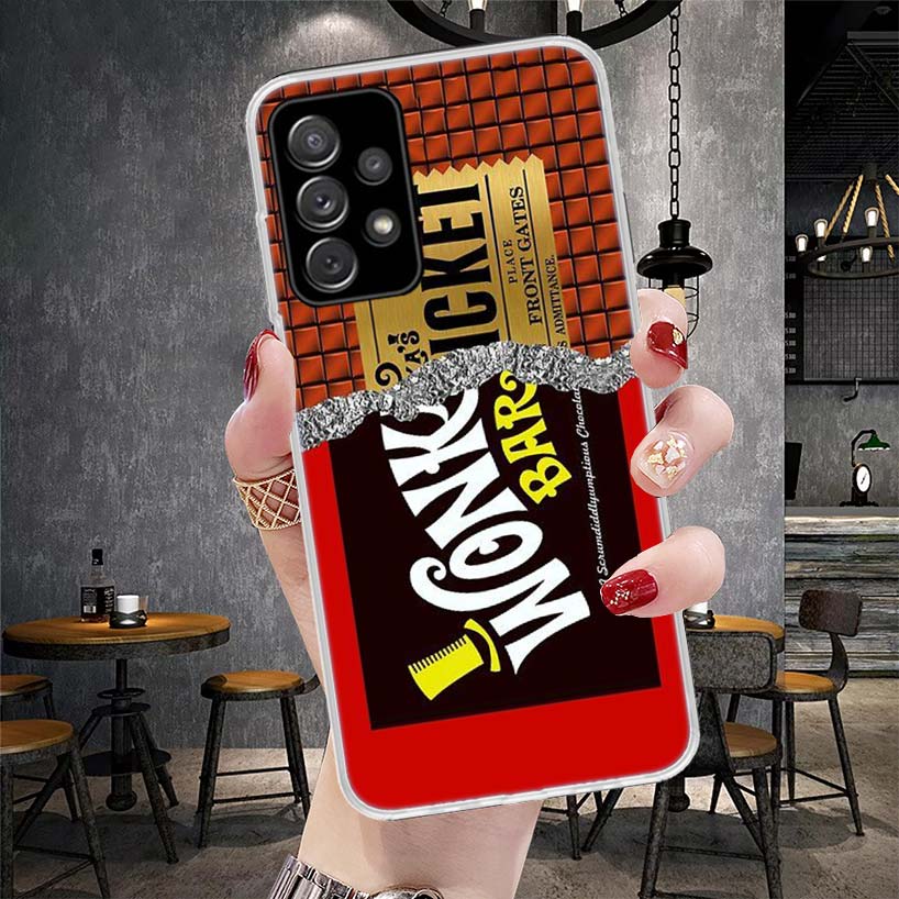 Chocolate Nutella Phone Case For Samsung Galaxy A13 A14 A15 A16 A17 A53 A54 A55 A56 A57 A33 A34 A35 A36 A37 A23 A24 A25 A26 Gala