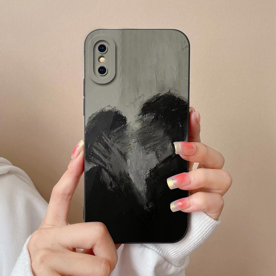 Милый чехол с рисунком лягушки-кролика для Apple iPhone 13 14 15 Pro Max 13 Mini 15 Plus X XS Max XR, задняя крышка, противоударный мягкий силиконовый бампер для iPhone Shell