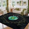 Sporting CP FC Design Crystal Velvet Rug Soft Decorative Mat for Bedroom Entrance