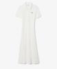 LACOSTE Женское платье-поло с коротким рукавом и фактурой pointel Ef6582-56G 70V