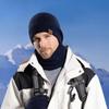 Winter Warm Hat Gloves Scarf Three-Piece Set Winter Men's Outdoor Cold Protection Fleece Knitted Woolen Cap