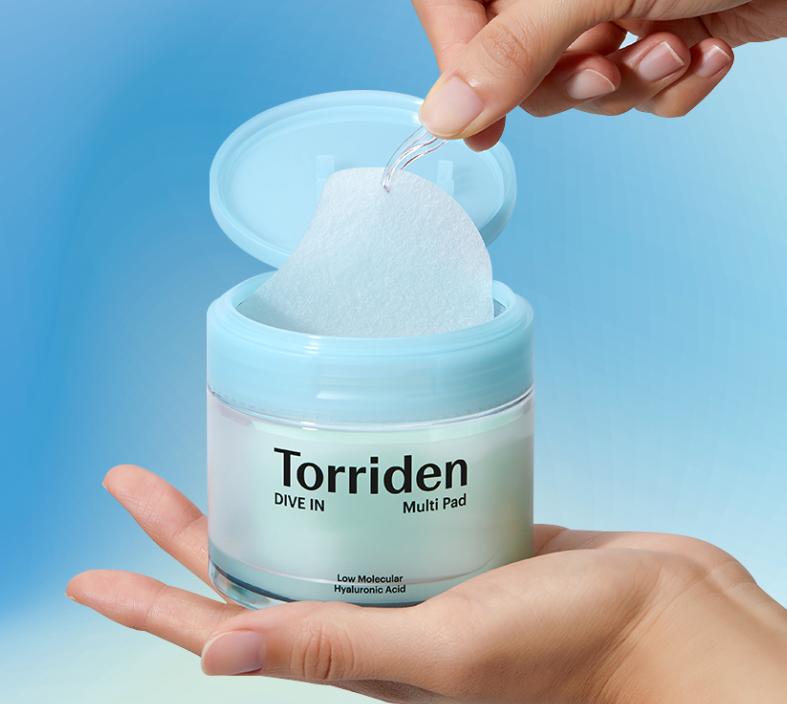 TORRIDEN Набор для увлажнения Dive-In - сыворотка, крем и подушечки