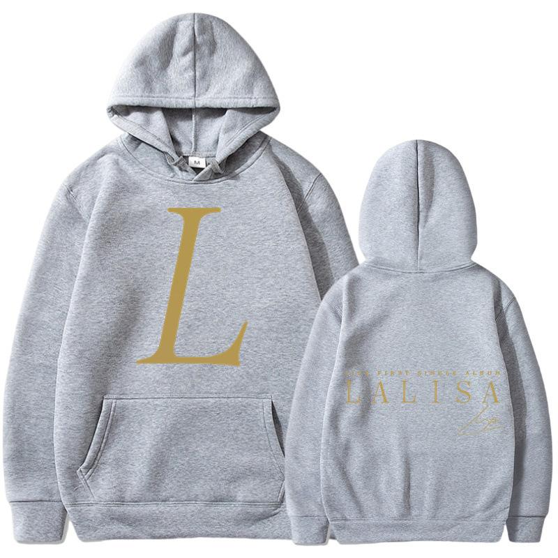 LISA SOLO дебютный альбом LALISA худи для весны, осени и зимы kpop пуловер повседневный свитер