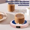 Подогреватель кружек для кофе с 3 настройками температуры, водонепроницаемый, с автоматическим отключением, электрический кофе