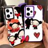 Мультяшный Милый Мягкий Чехол Pucca Garu для Xiaomi Redmi Note 13 14 15 Pro Plus 12S 12 11S 11 11T 10S 10 Ударопрочный Задний Чехол S