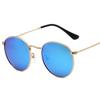 Retro Polarizers Metal Sunglasses Women's Round Frame Sunglasses Unisex Premium Sensitive Polarizers
