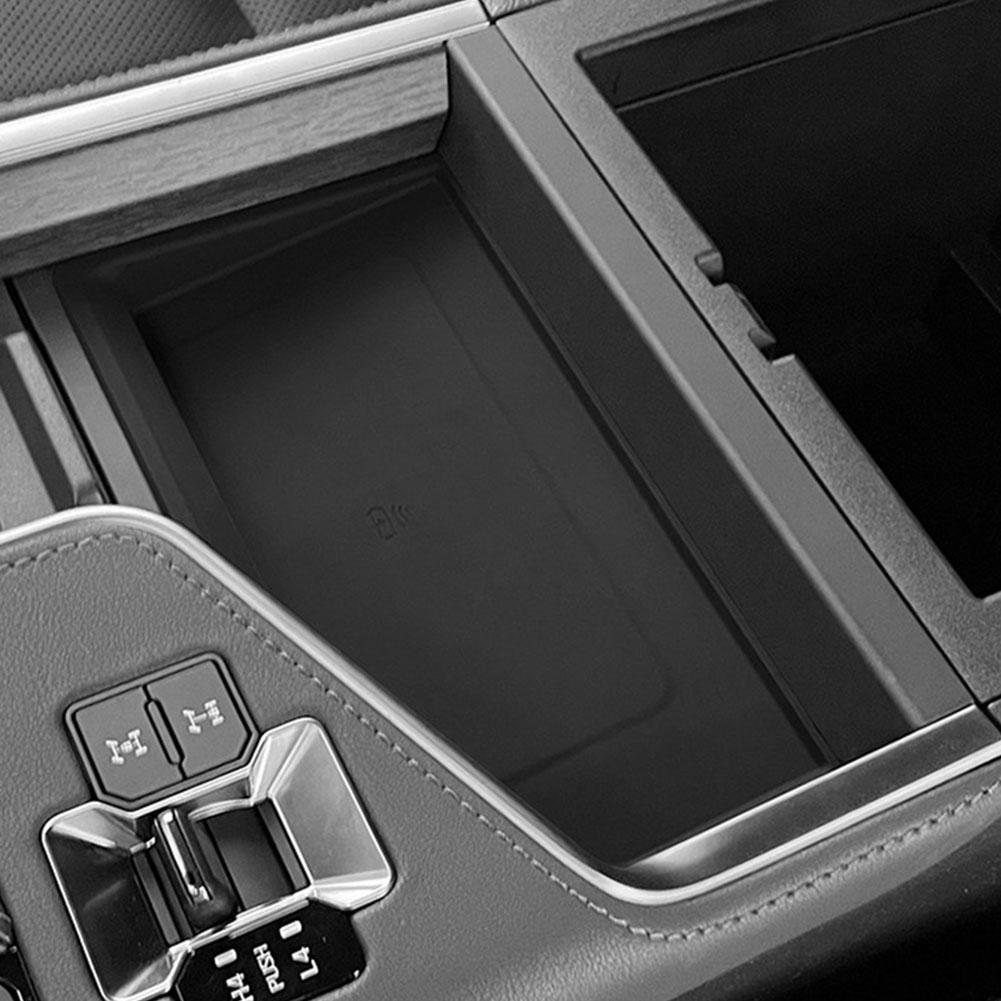 Беспроводная зарядная панель для Lexus GX550h(2025) Центральный пульт управления беспроводной зарядкой силиконовый коврик салон автомобиля пылезащитный коврик