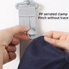 Baseball Cap Storage Rack With 8 Clips Holder Multi-Functional Cap Organizer Collection Hooks Storage Device Door Closet Hanger