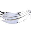 4pcs Chrome Car Wheel Eyebrow Arch Protector Trim Lips Fender Flares Universal