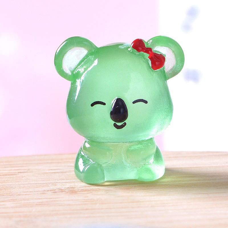 1 шт. красочные светящиеся коалы микро ландшафтные аксессуары уличный миниатюрный декор светящийся в темноте украшение для сада своими руками фея