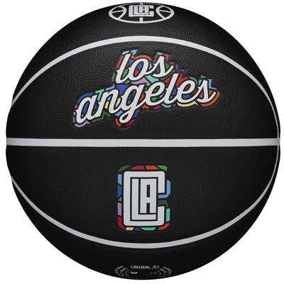 Wilson Мяч NBA Team City Collector Los Angeles Clippers, черный, баскетбольный, унисекс