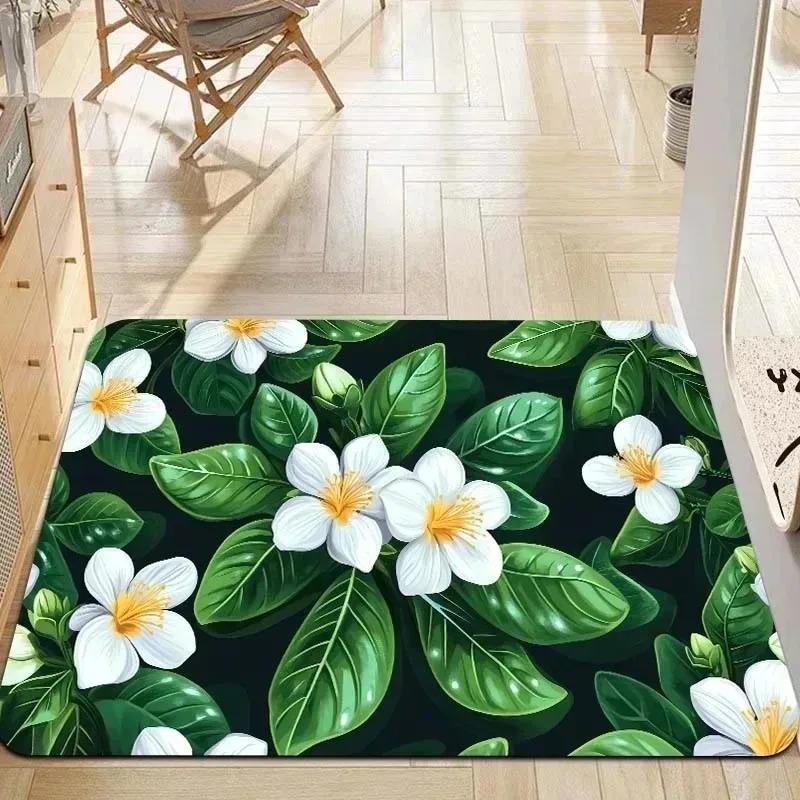 1PC Rainbow Pattern Kitchen Rugs Non-Slip Home Door Mats Pop design Bathroom Rug Bath Mat Carpet for Home Sink Laundry Decor