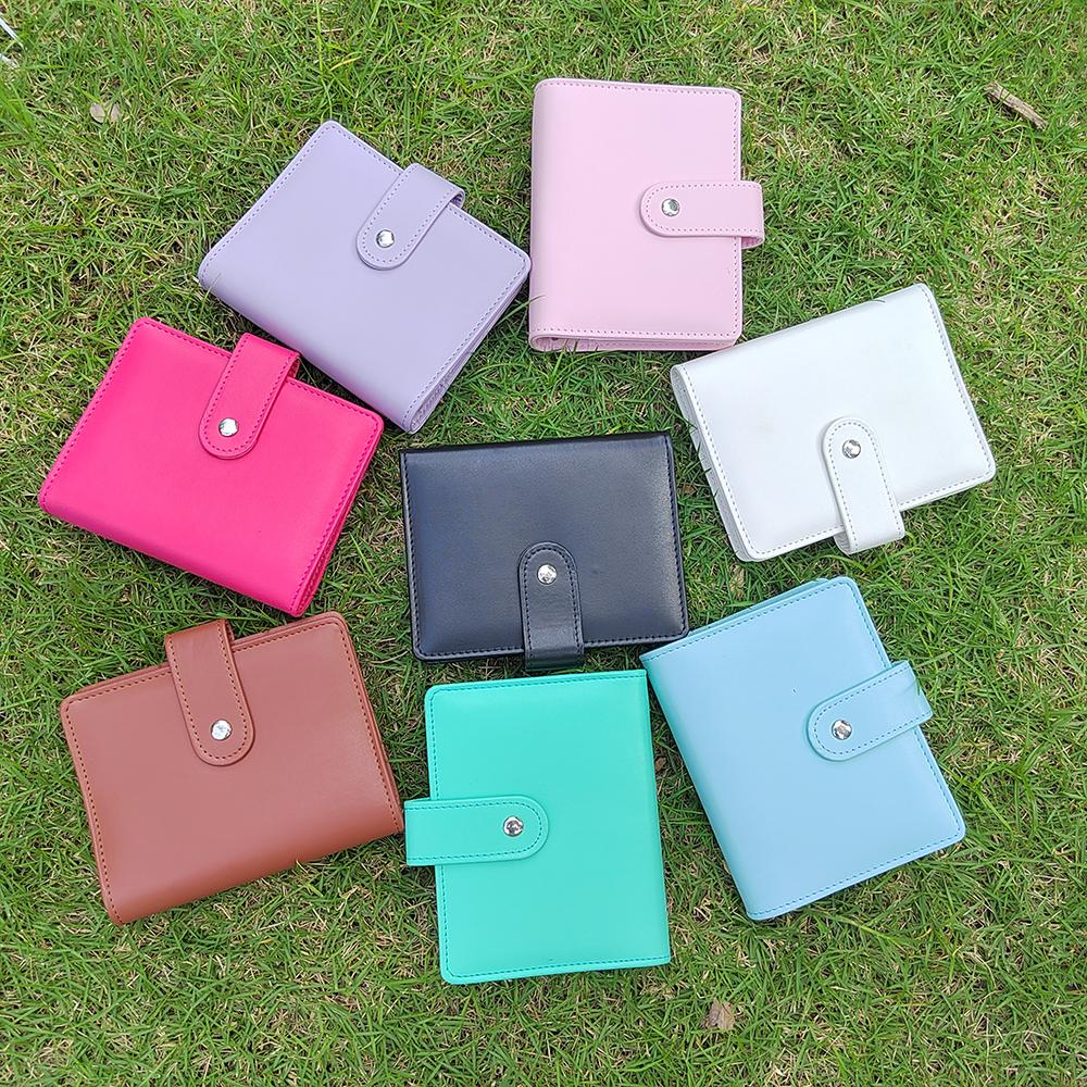 Custom Refillable A7 Ring Binder Luxury Agenda Budget Binder A7 Notebooks Cash Envelope Budget System A7 Wallet Binder