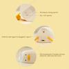 Rechargeable Lying Flat Duck Night Light Tap Control Eye Protection Sleep Atmosphere Light 3 Level Dimmable Silicone