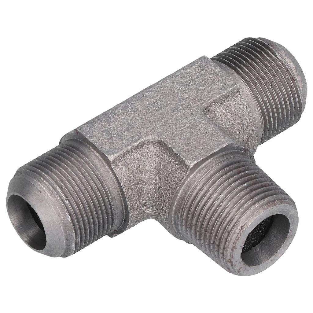 Прямой тройник из ковкого чугуна Прочный Тщательно отполированный Компрессионный фитинг-тройник для труб для воздушного насоса Воздух