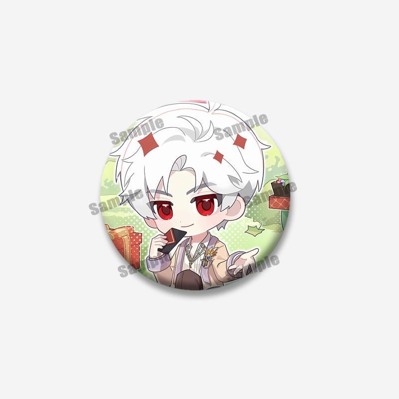 Cute Xavier Zayne Chibi Meme Button Brooches Creative Funny Sylus Rafayel Pins Jewelry Badge on Bag Clothes Decor Friends Gifts